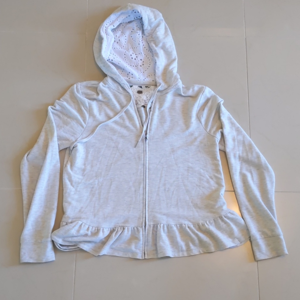 Ruffled Hoodie